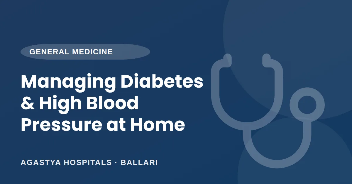 Living Well with Diabetes and High Blood Pressure